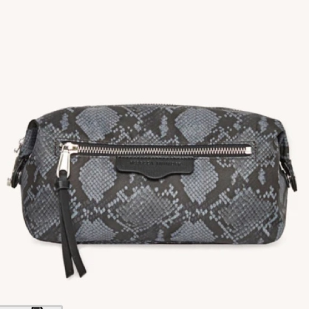 NWT Rebecca Minkoff Python Cosmetic Pouch